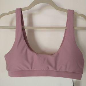 H2OH swim top mauvey lilac lavender